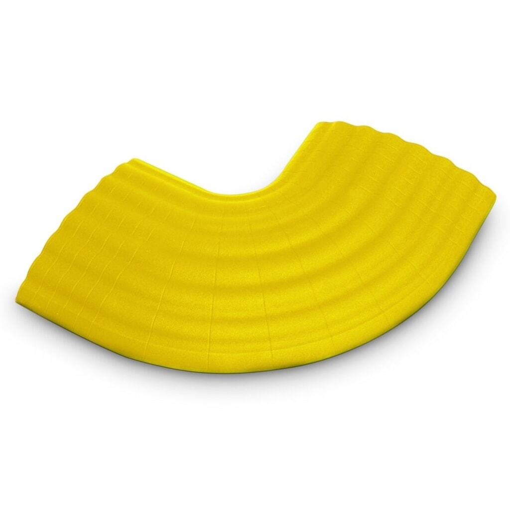 Passage de câbles Defender® OFFICE by Adam Hall, incurvation de 90°, 4 canaux, jaune Illustration du produit: Passage de câbles Defender® OFFICE by Adam Hall, incurvation de 90°, 4 canaux, jaune