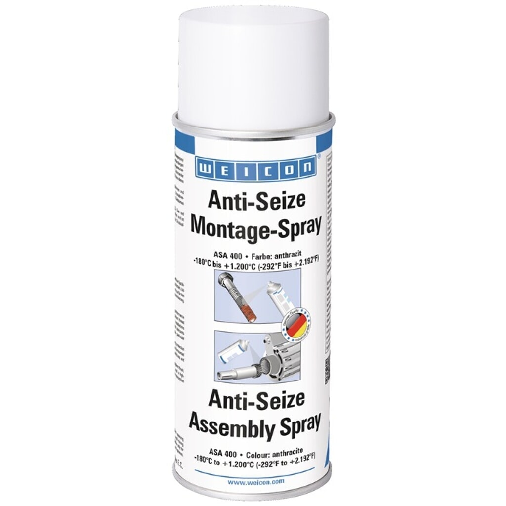 Illustration du produit: Pâte de fixation anti-grippage WEICON pulvérisateur anthracite 400 ml