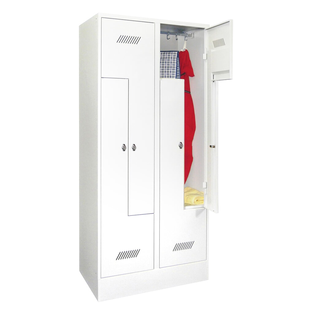 PAVOY Z-Schrank mit Sockel, 4 Abteile, HxBxT 1.850 x 800 x 500 mm Illustration du produit: PAVOY Z-Schrank mit Sockel, 4 Abteile, HxBxT 1.850 x 800 x 500 mm