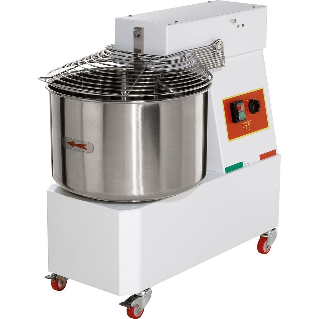 Pétrin à spirale Stalgast GGF, capacité du bol 25 kg, 0,75 kW