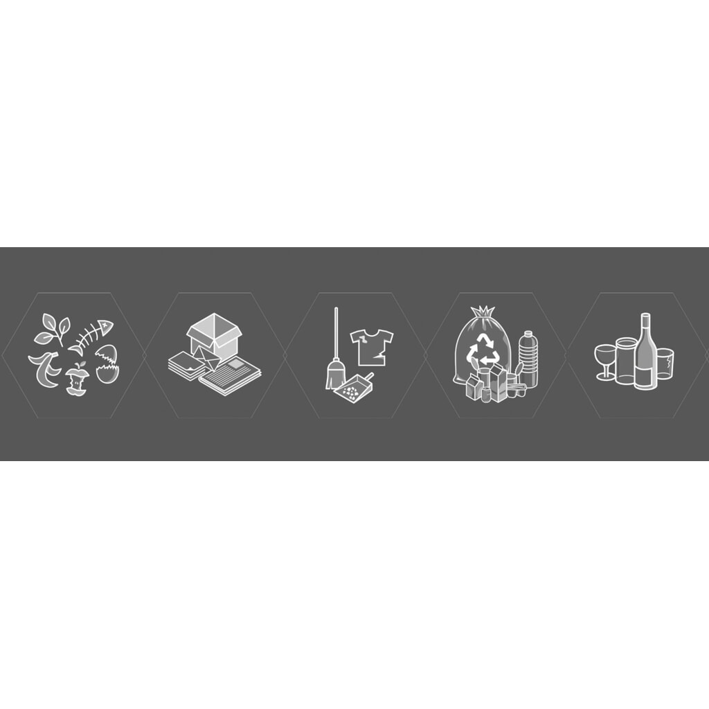 Illustration du produit: Jeu de pictogrammes Sixco stumpf® = 5 motifs, impression argentée