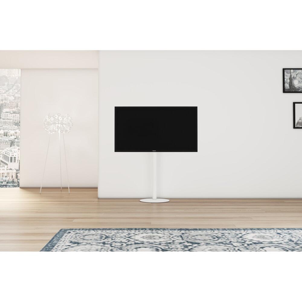 N° de l'image du produit 3 : Pied TV VCM Cirla, blanc