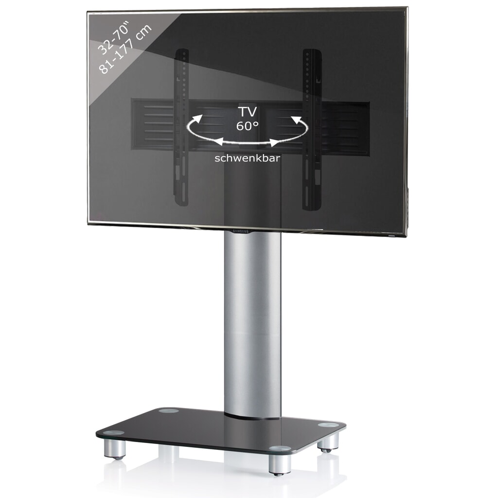 N° de l'image du produit 3 : Pied TV VCM Tosal, argent