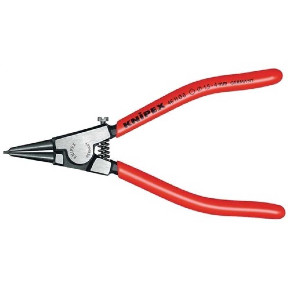 Illustration du produit: Pince pour circlips pour D. d’arbre 1,5-4 mm poli longueur 140 mm KNIPEX