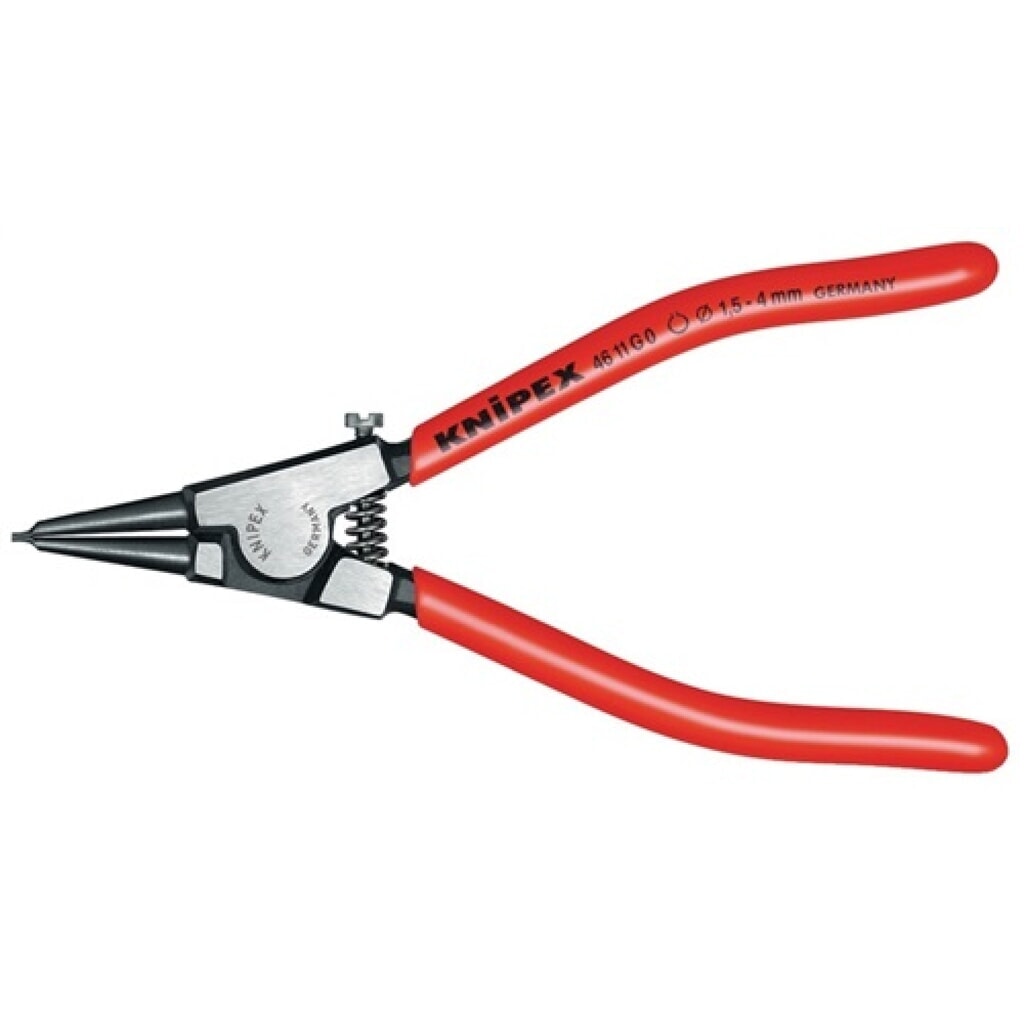 Pince pour circlips pour D. d’arbre 1,5-4 mm poli longueur 140 mm KNIPEX Illustration du produit: Pince pour circlips pour D. d’arbre 1,5-4 mm poli longueur 140 mm KNIPEX