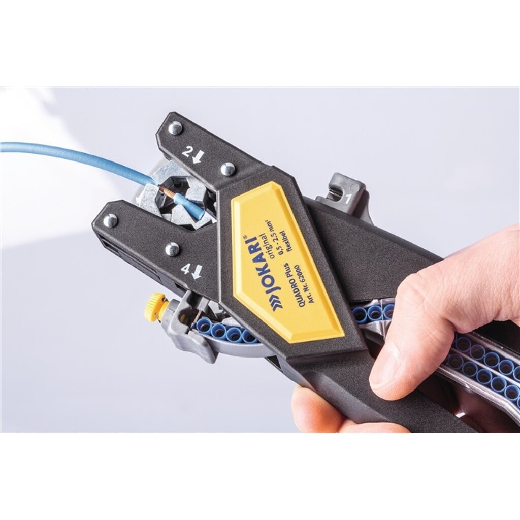 N° de l'image du produit 4 : Pince à dénuder automatique QUADRO Plus longueur 259 mm 0,5-2,5 mm² JOKARI