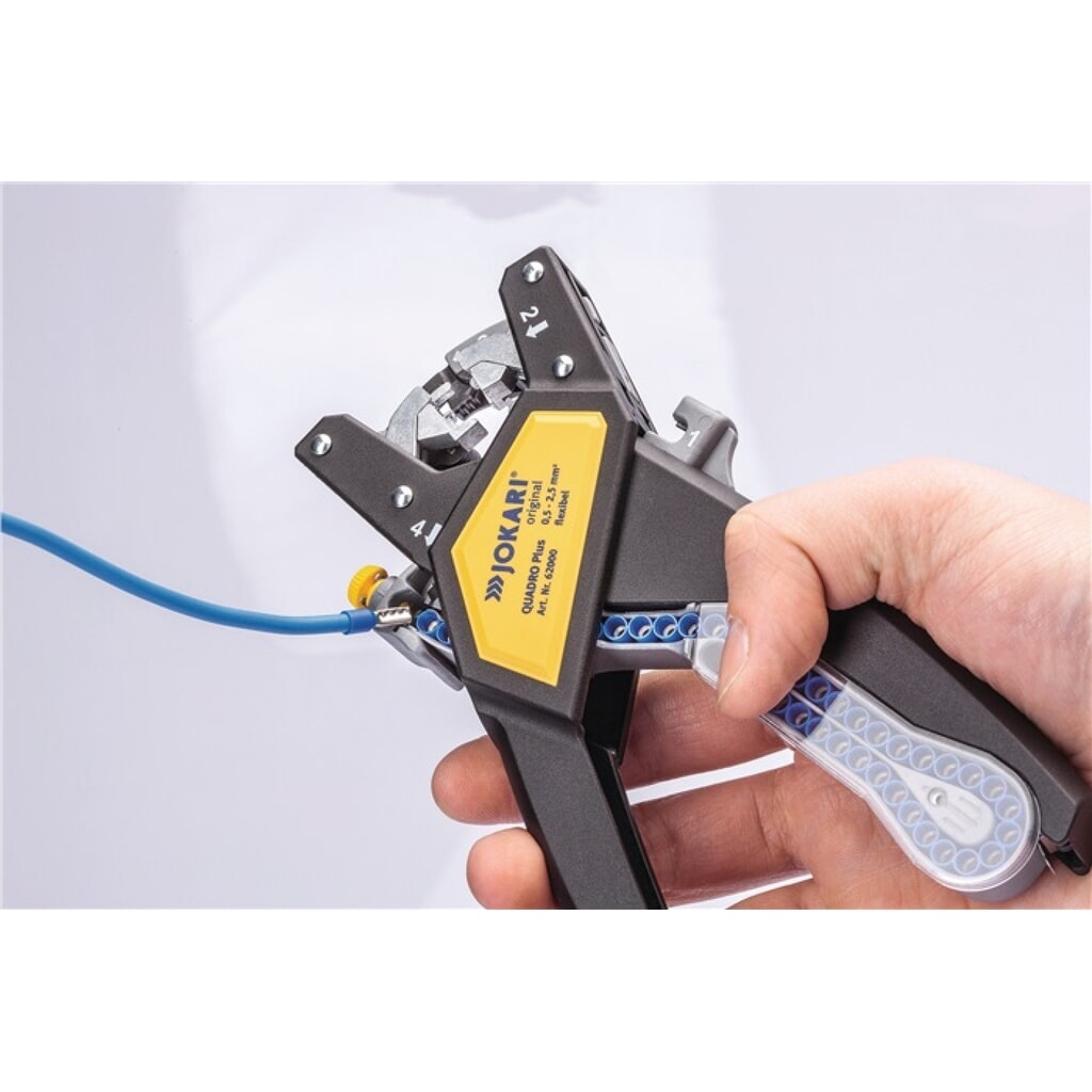 Pince à dénuder automatique QUADRO Plus longueur 259 mm 0,5-2,5 mm² JOKARI N° de l'image du produit 6 : Pince à dénuder automatique QUADRO Plus longueur 259 mm 0,5-2,5 mm² JOKARI