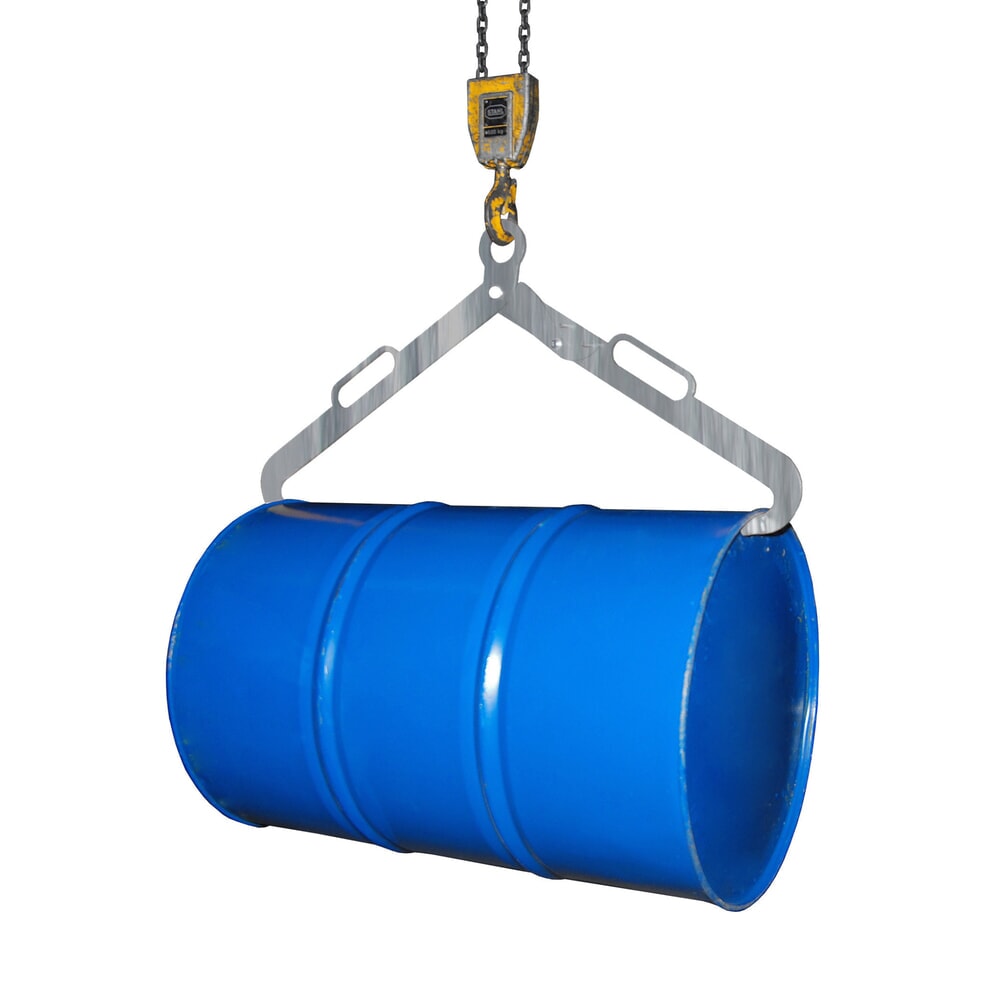 Illustration du produit: Pince à fûts LG pour fûts à bonde en acier de 200 litres couchés, galvanisé