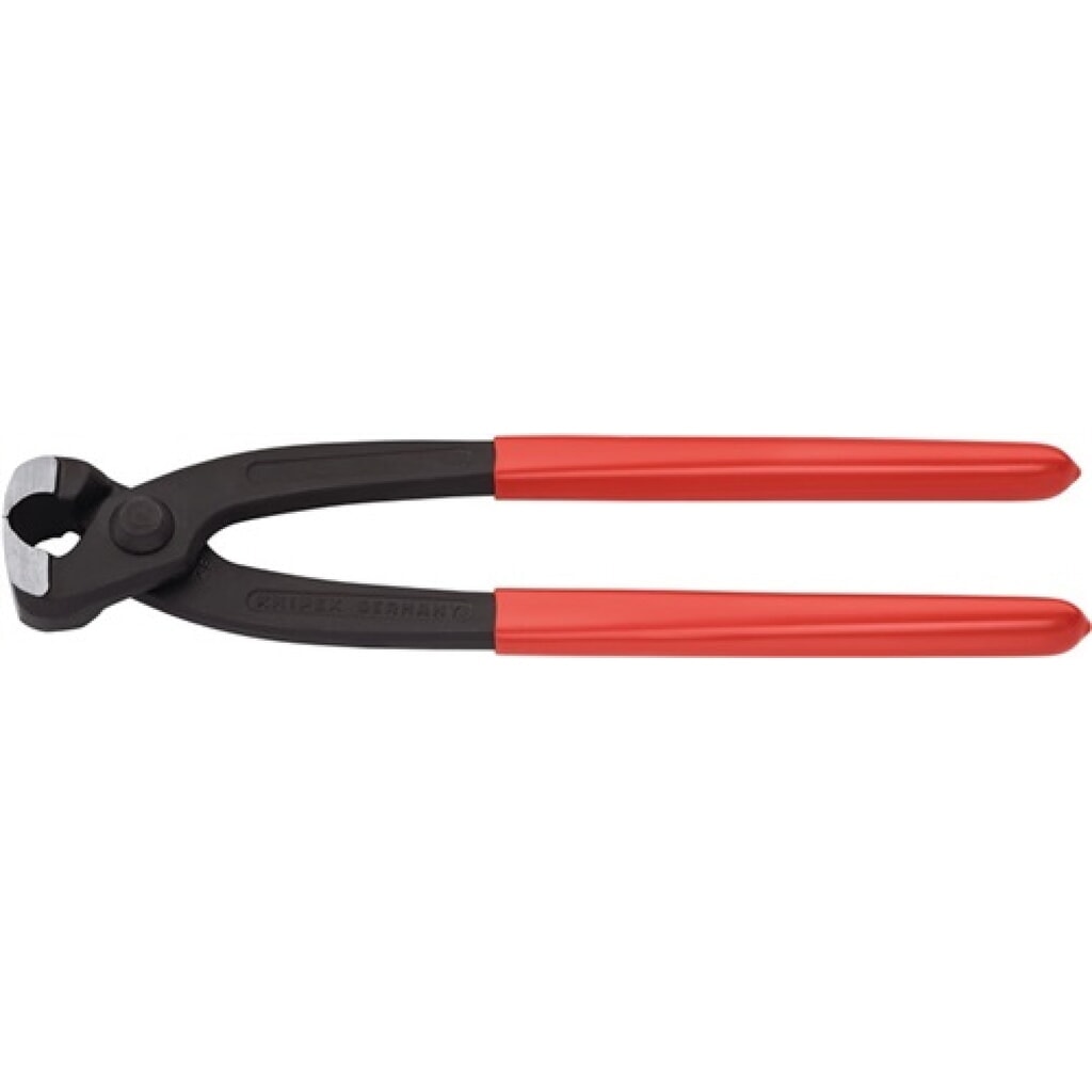 Illustration du produit: Pince pour tuyaux souples longueur totale 220 mm tête noire atramentée revêt. pl