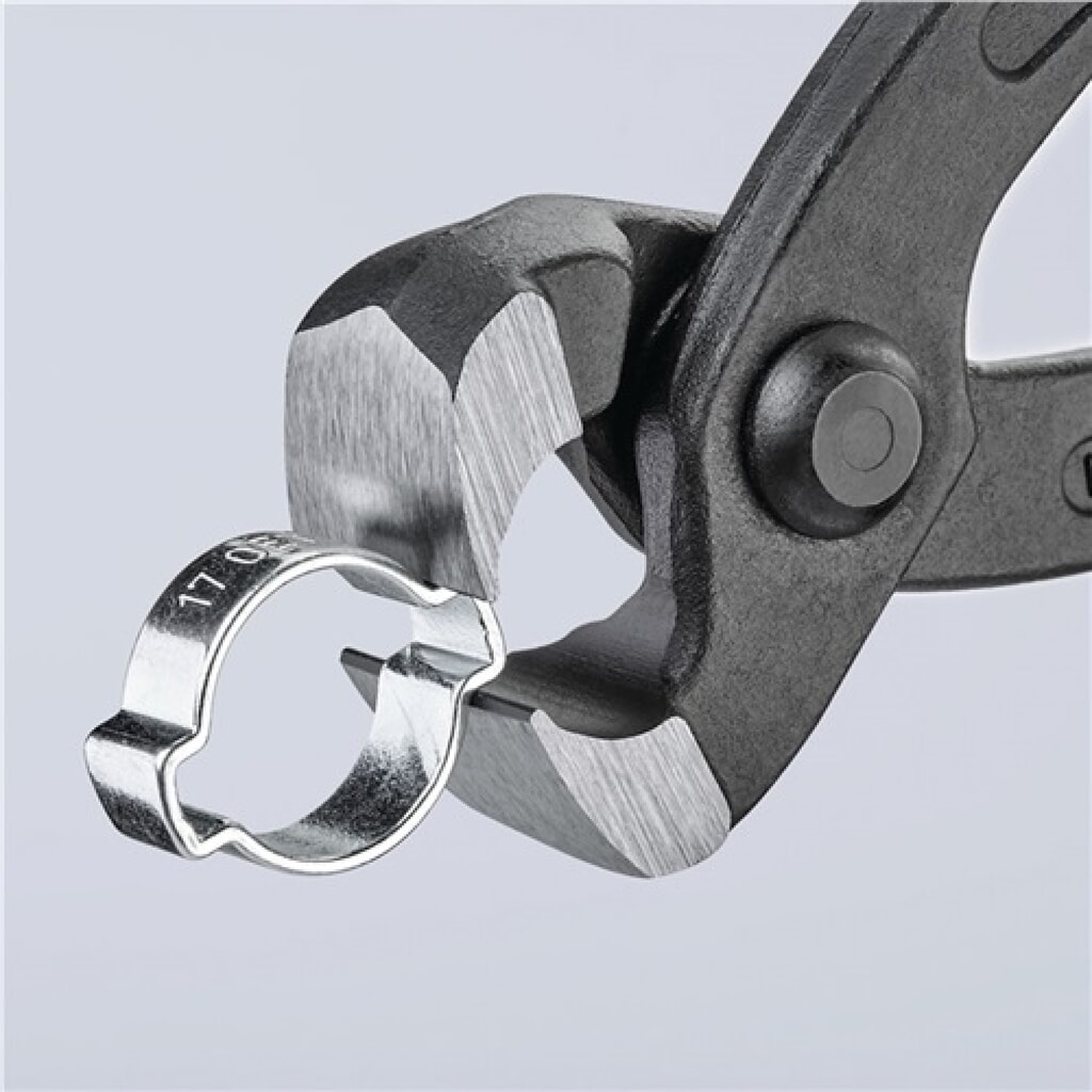Pince pour tuyaux souples longueur totale 220 mm tête noire atramentée revêt. pl N° de l'image du produit 2 : Pince pour tuyaux souples longueur totale 220 mm tête noire atramentée revêt. pl