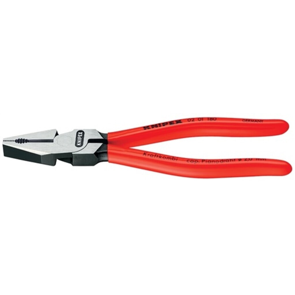 Pince combinée électrique KNIPEX, polie, isolée par trempage