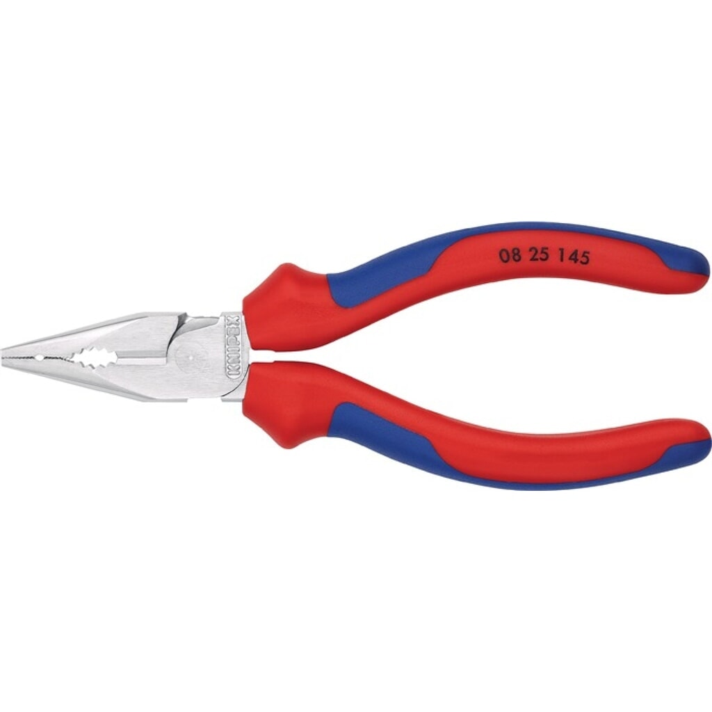 Pince universelle pointue longueur 145 mm gaines multicomposant chromé KNIPEX N° de l'image du produit 2 : Pince universelle pointue longueur 145 mm gaines multicomposant chromé KNIPEX