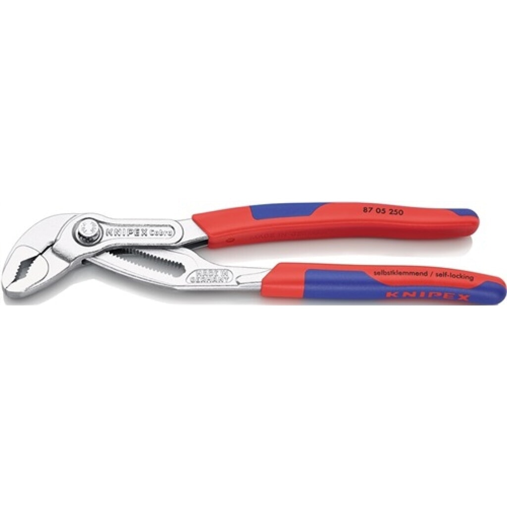 Pince multiprises Cobra® longueur 250 mm envergure 46 mm chromé gaines multicomp Illustration du produit: Pince multiprises Cobra® longueur 250 mm envergure 46 mm chromé gaines multicomp
