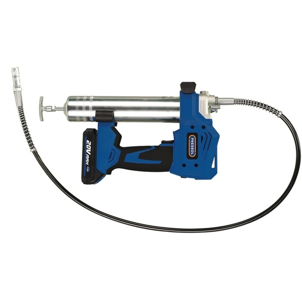 Presse à graisse (sans fil) Professional 20 V/2,0 Ah p. cart. gr. 400 g DIN 1284 Illustration du produit: Presse à graisse (sans fil) Professional 20 V/2,0 Ah p. cart. gr. 400 g DIN 1284