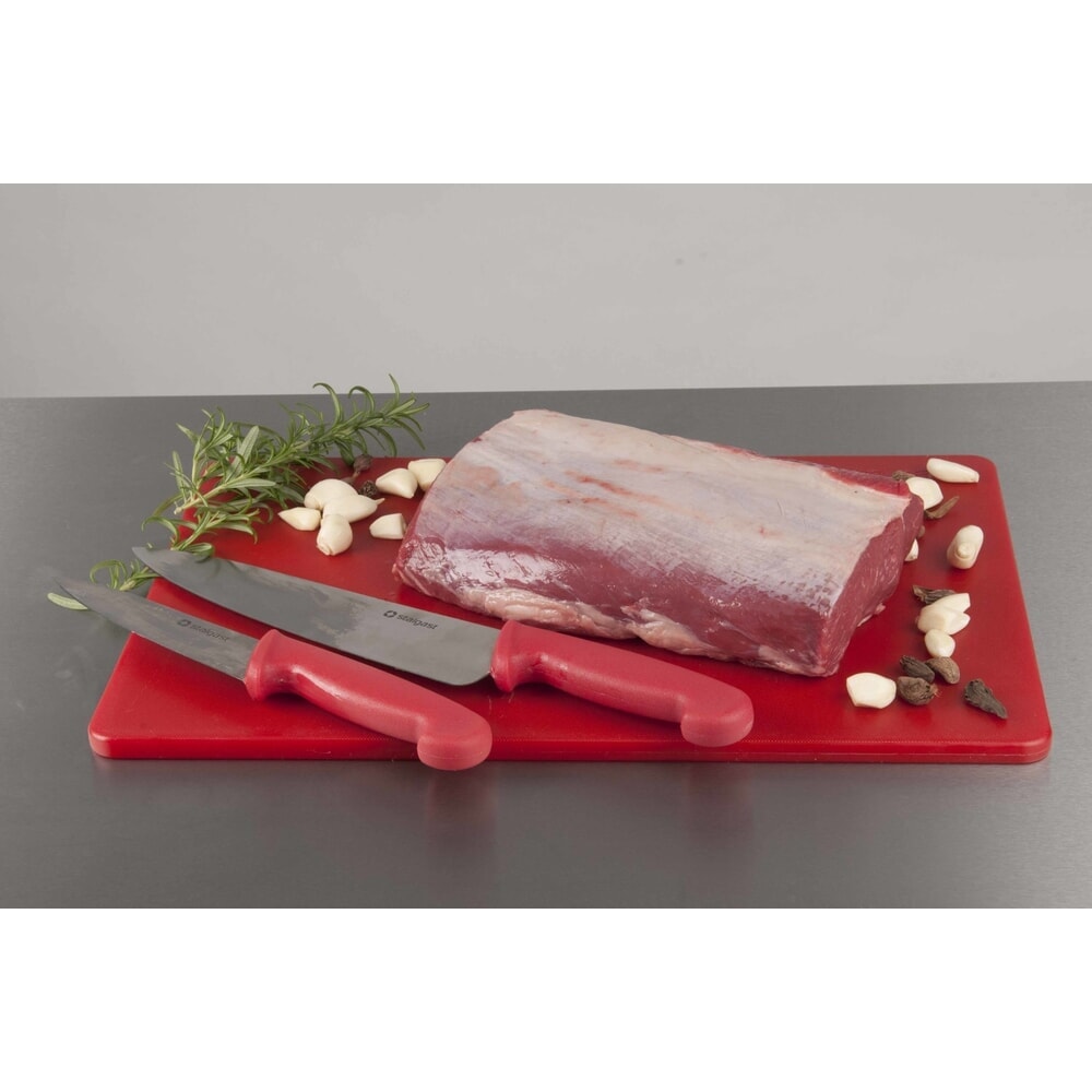 N° de l'image du produit 3 : Planche à découper Stalgast, HACCP, couleur rouge, 450 x 300 x 13 mm (lxPxH)
