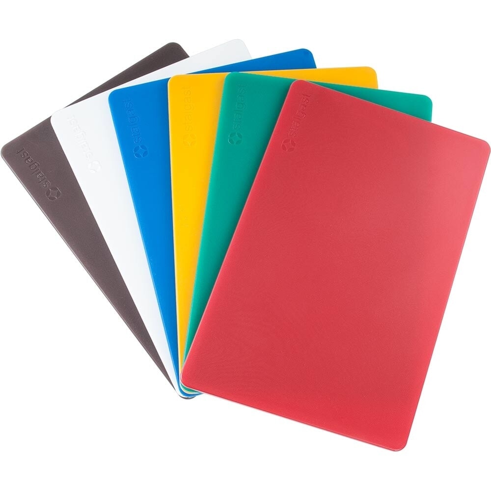 N° de l'image du produit 4 : Planche à découper Stalgast, HACCP, couleur verte, 450 x 300 x 13 mm (lxPxH)