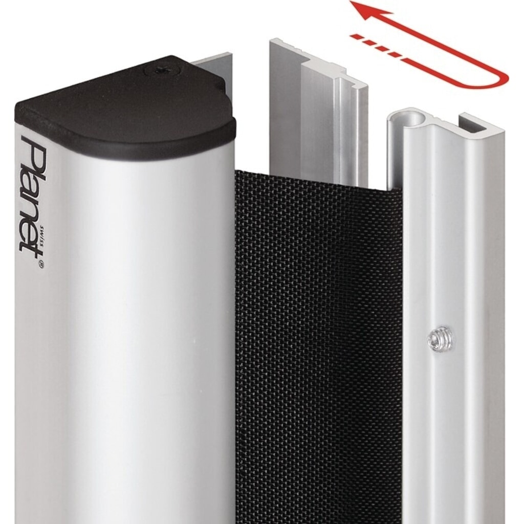 Illustration du produit: PLANET Fingerschutz Rollo FSR 6000 Quick Länge 1925 mm, silberfarben eloxiert, Bandgegenseite