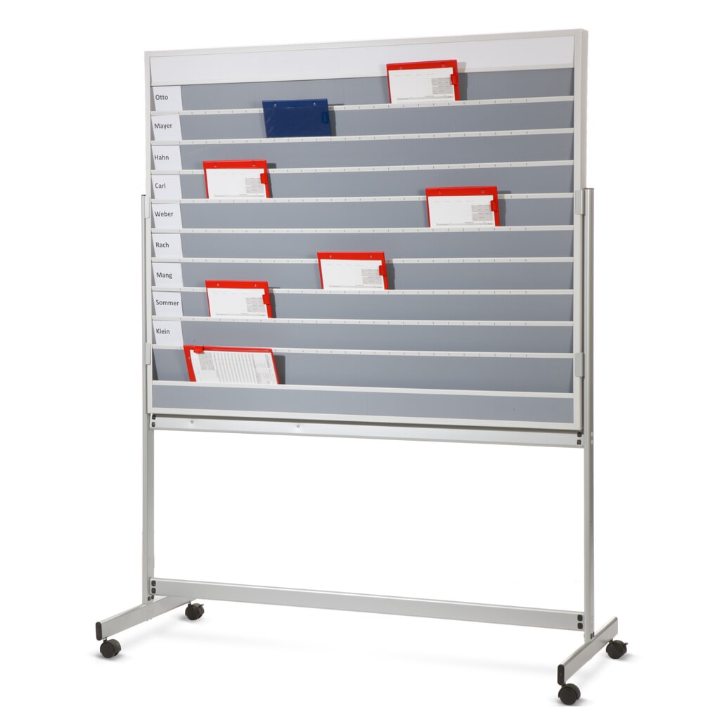 Planificateur d’atelier 2 en 1 MOBIL, planificateur et tableau blanc Illustration du produit: Planificateur d’atelier 2 en 1 MOBIL, planificateur et tableau blanc