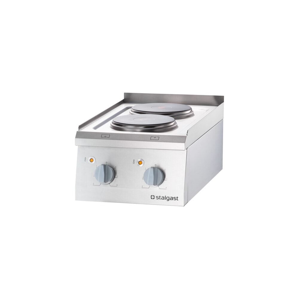 Illustration du produit: Plaque de cuisson électrique Stalgast à poser avec 2 plaques, Série 700 ND
