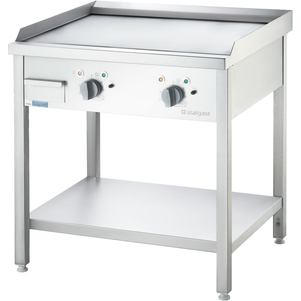 N° de l'image du produit 1 : Plaque de cuisson électrique Stalgast à poser - lisse, base ouverte, 800 x 700 x 850 mm (L x P x H)