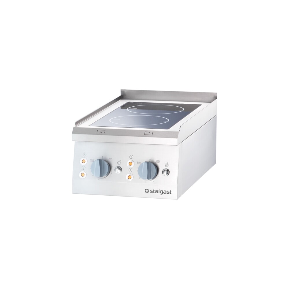 N° de l'image du produit 1 : Plaque de cuisson vitrocéramique Stalgast à poser avec 2 zones de cuisson, Série 700 ND