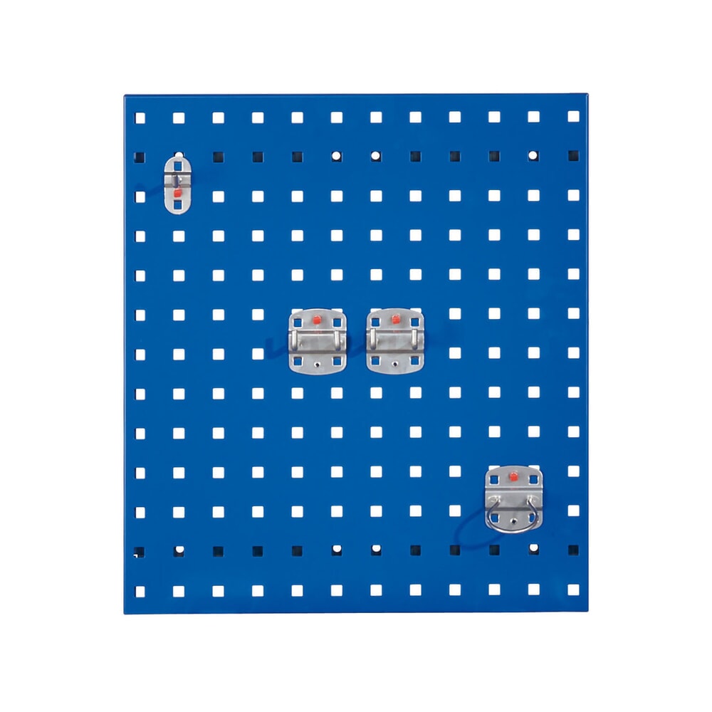 Illustration du produit: Plaque perforée, Hxl 450 x 500 mm, bleu gentiane