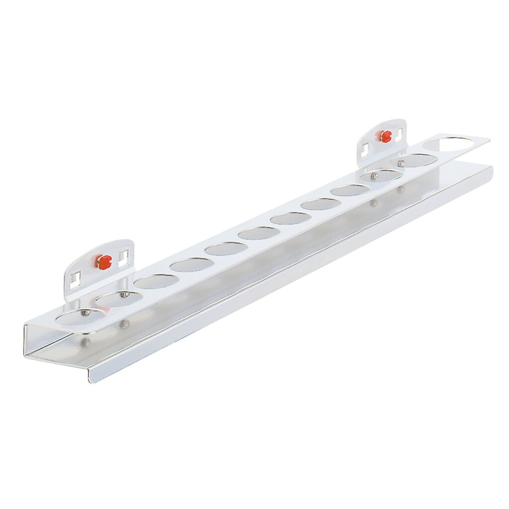 Plaque-support pour embouts, 12 trous, l x P : 390 x 30 mm Illustration du produit: Plaque-support pour embouts, 12 trous, l x P : 390 x 30 mm