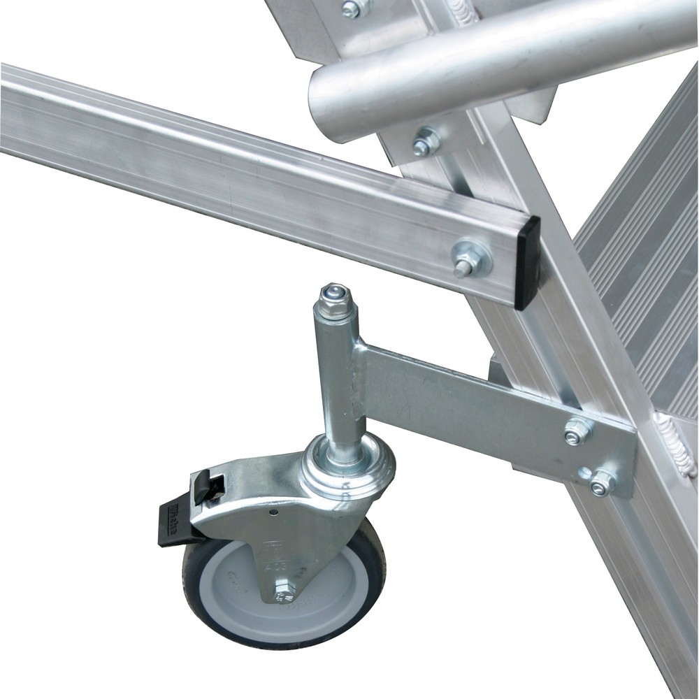 N° de l'image du produit 3 : Échelle à plate-forme KRAUSE®, mobile, hauteur déployée 0,70 m