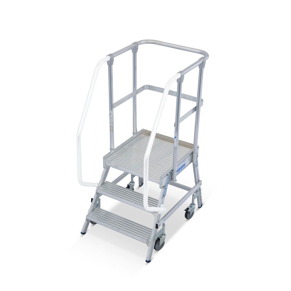 N° de l'image du produit 6 : Échelle à plate-forme KRAUSE®, mobile, hauteur déployée 0,70 m