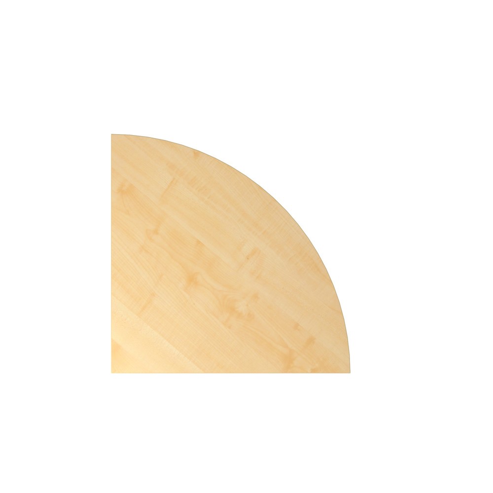 Illustration du produit: Plateau de jonction pour bureau avec commutateur mémoire, quart de cercle, lxP 800 x 800 mm, érable