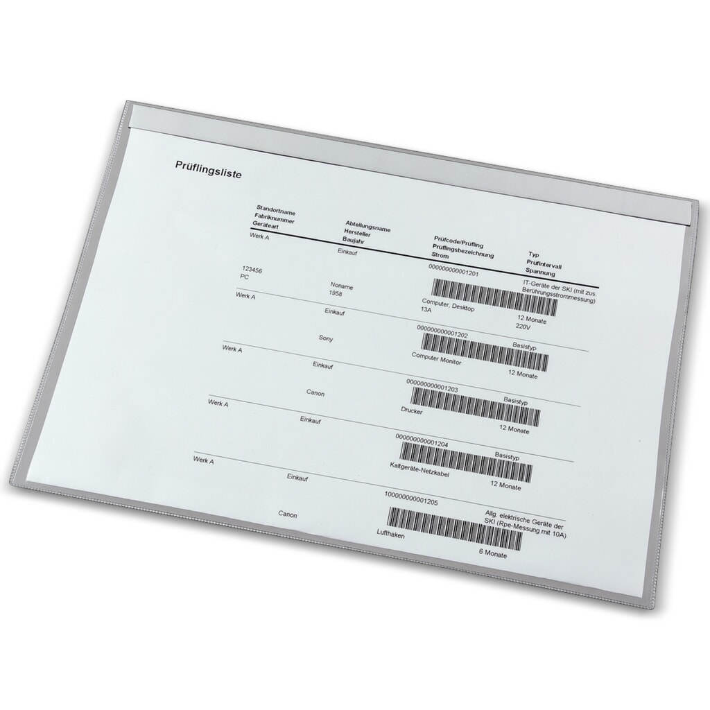 Illustration du produit: Pochette magnétique porte-documents DIN A3, format paysage, transparente, 10 pces/UV