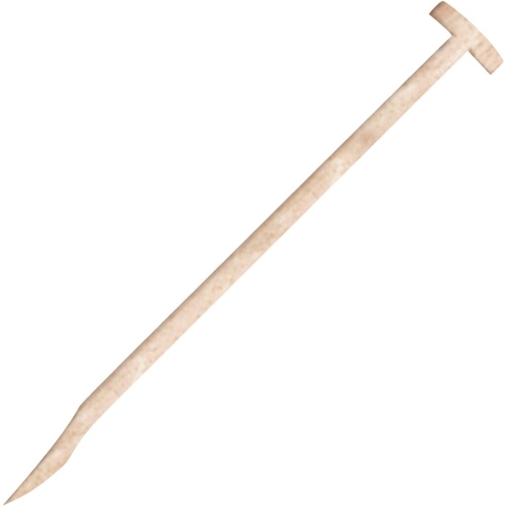 Illustration du produit: Manche de bêche DIN 20152 longueur 1050 mm D. 41 mm frêne bouton, double cintrag