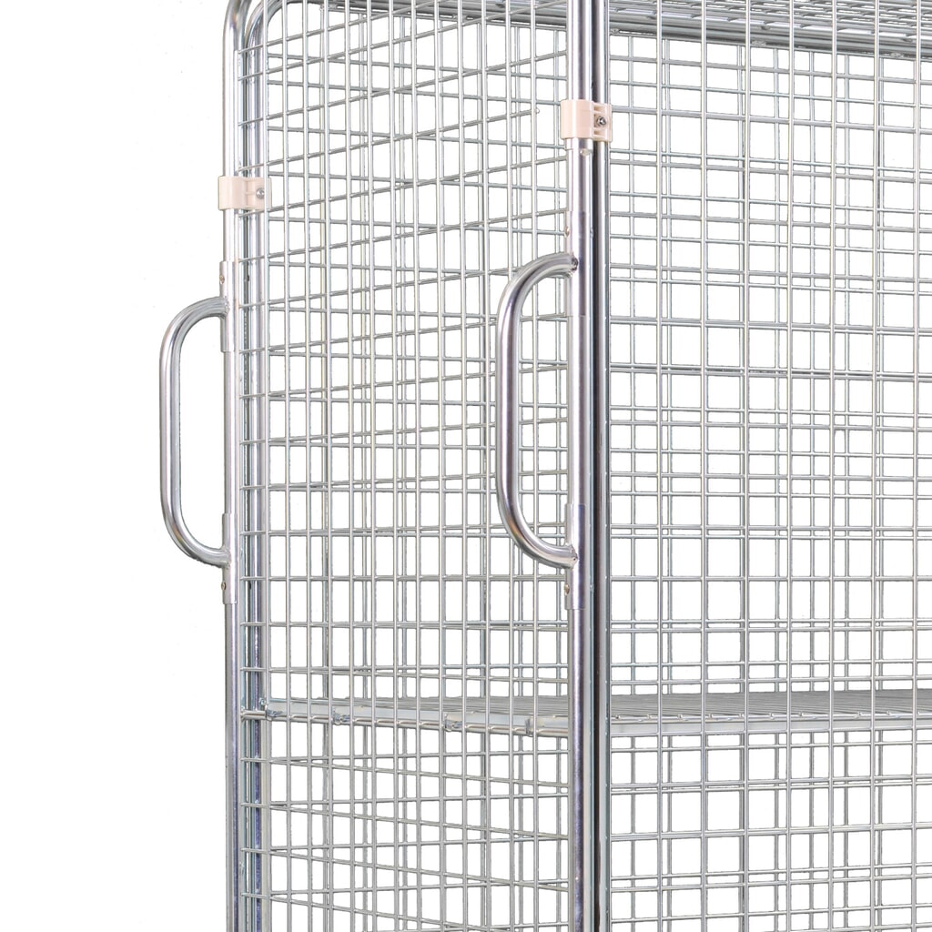Poignées pour conteneur à roulettes en acier aux dimensions Euro, 2 pièces Illustration du produit: Poignées pour conteneur à roulettes en acier aux dimensions Euro, 2 pièces