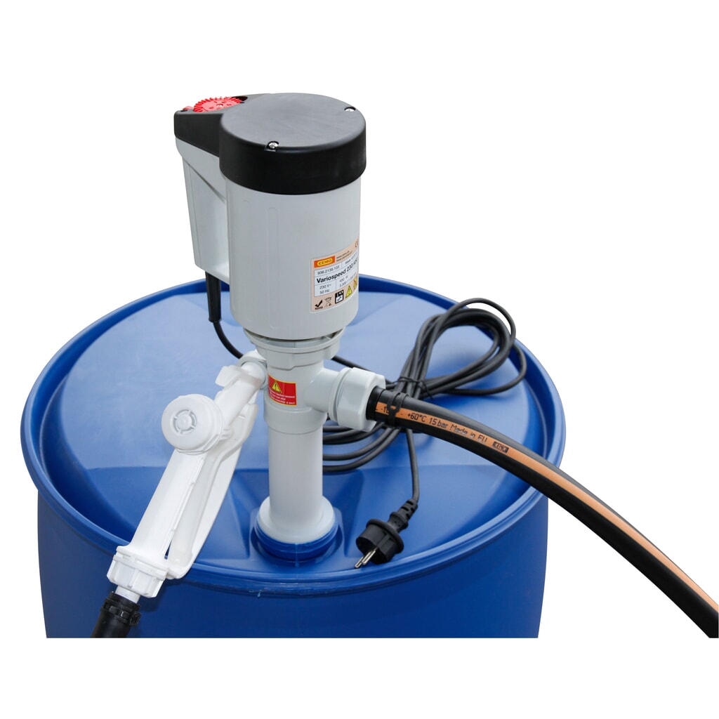 Illustration du produit: Kit pompe à fûts CEMO ECO-1 pour AdBlue®, vanne de ravitaillement manuelle, max. 80 l/min