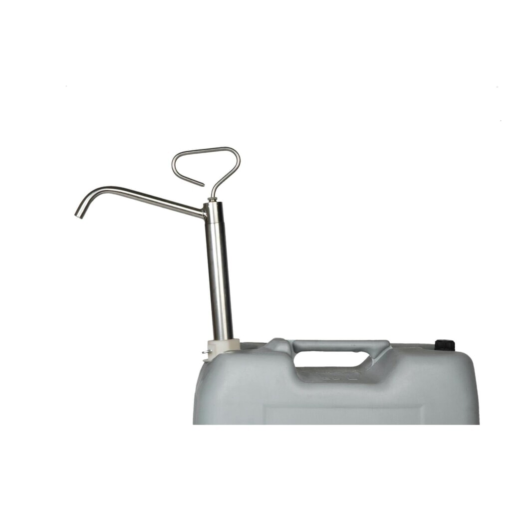 Pompe manuelle en acier inoxydable EP-02/20-60, avec adaptateur de fûts 2"a Illustration du produit: Pompe manuelle en acier inoxydable EP-02/20-60, avec adaptateur de fûts 2"a