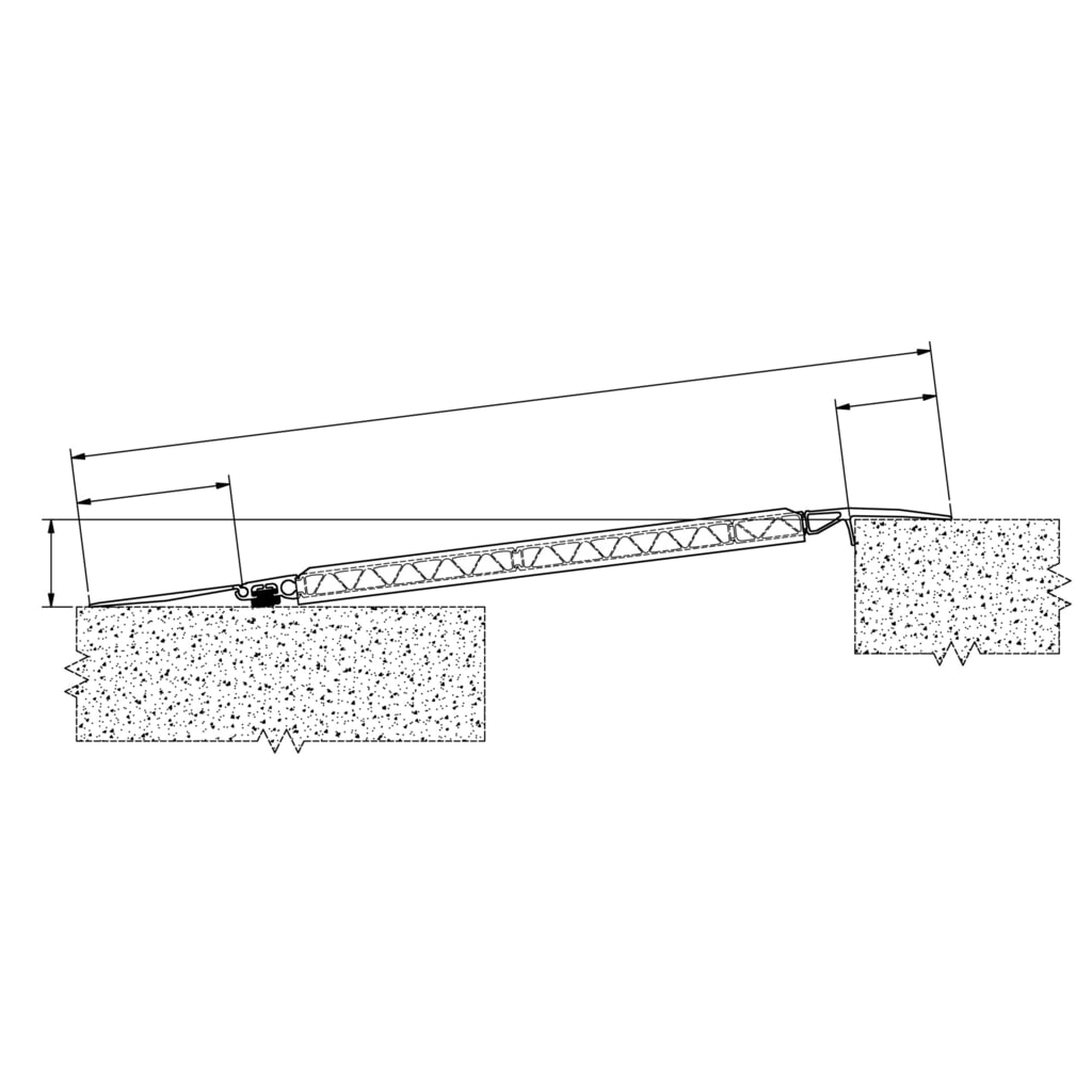 N° de l'image du produit 3 : Altec quai de chargement HF, languette mobile pour un angle d’approche faible, TK 4 000 kg, l x L 1 250 x 1.235 mm