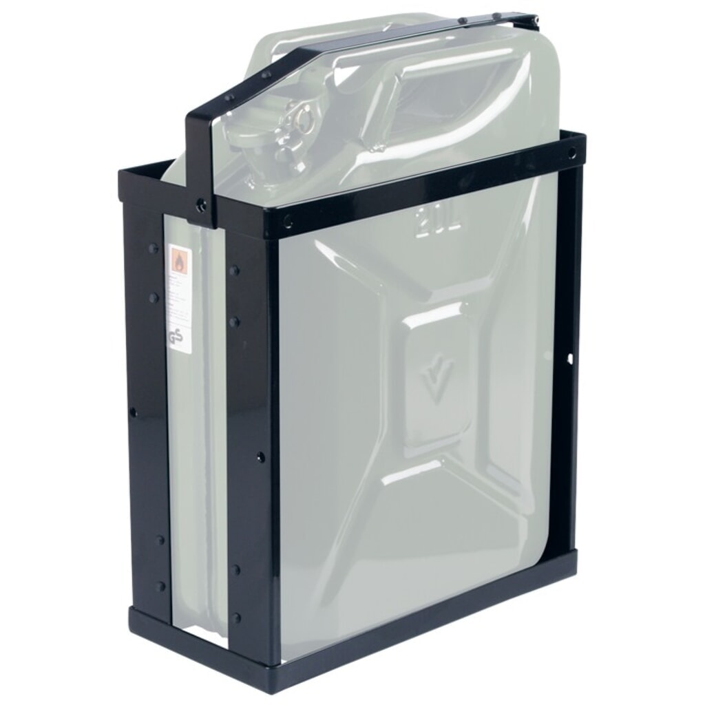 Illustration du produit: Support pour bidon L. 370 mm l. 185 mm H. 300 mm noir foncé RAL 9005 2,3 kg VALP