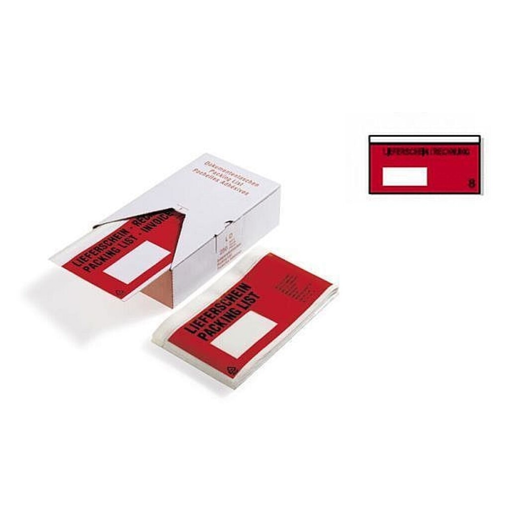 Porte-documents « Bon de livraison/Facture », Lxl 240 x 110 mm, DIN long, 1.000 pcs/UV Illustration du produit: Porte-documents « Bon de livraison/Facture », Lxl 240 x 110 mm, DIN long, 1.000 pcs/UV