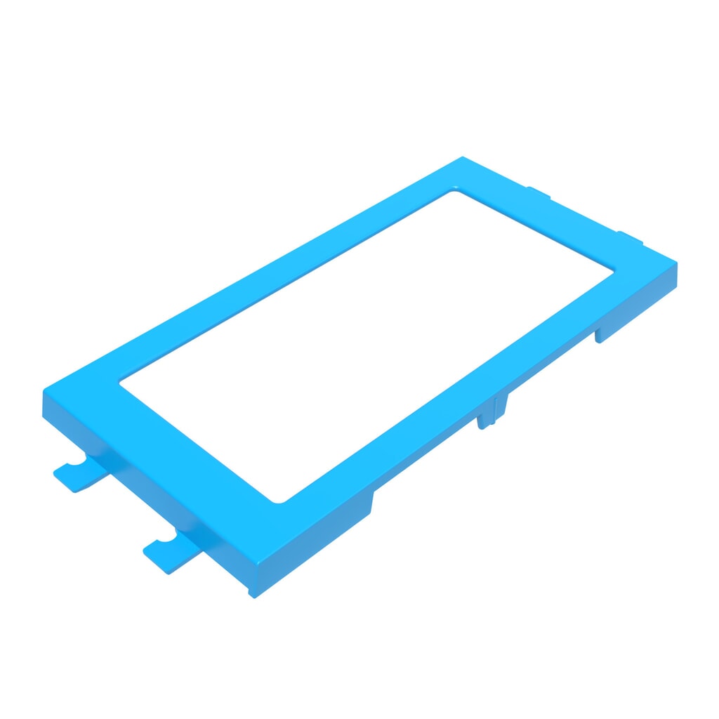 Cadre d’étiquette pour tous les bacs pliables Euronorm Premium N° de l'image du produit 3 : Cadre d’étiquette pour tous les bacs pliables Euronorm Premium