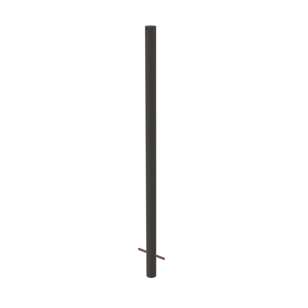 RENNER Poteau de fixation pour poubelle en acier, 50 litres, à bétonner, revêtu par poudrage Illustration du produit: RENNER Poteau de fixation pour poubelle en acier, 50 litres, à bétonner, revêtu par poudrage