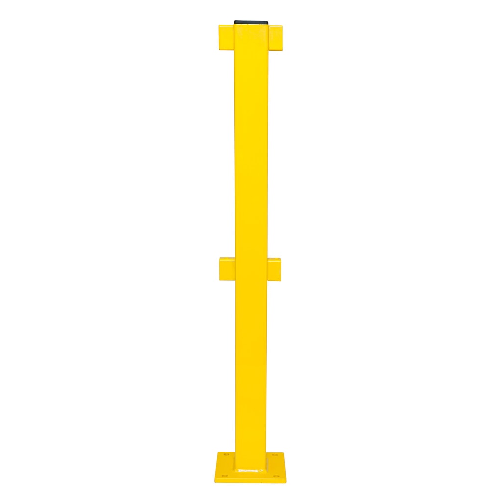 Rambarde de protection S-Line, pour l’extérieur, poteau central, hauteur 1 000 mm Illustration du produit: Rambarde de protection S-Line, pour l’extérieur, poteau central, hauteur 1 000 mm