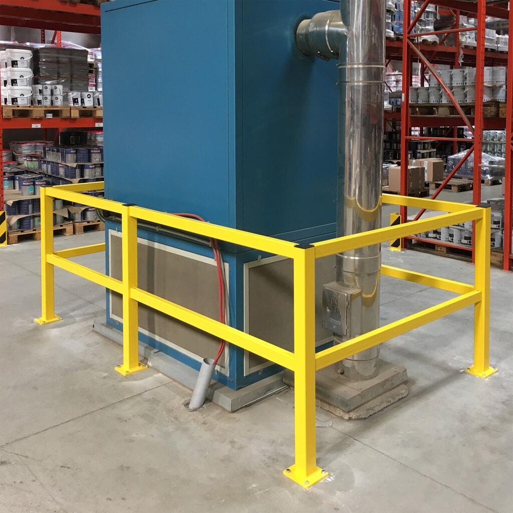 N° de l'image du produit 6 : Rambarde de protection S-Line, pour l’intérieur, poteau de coin, hauteur 1 000 mm