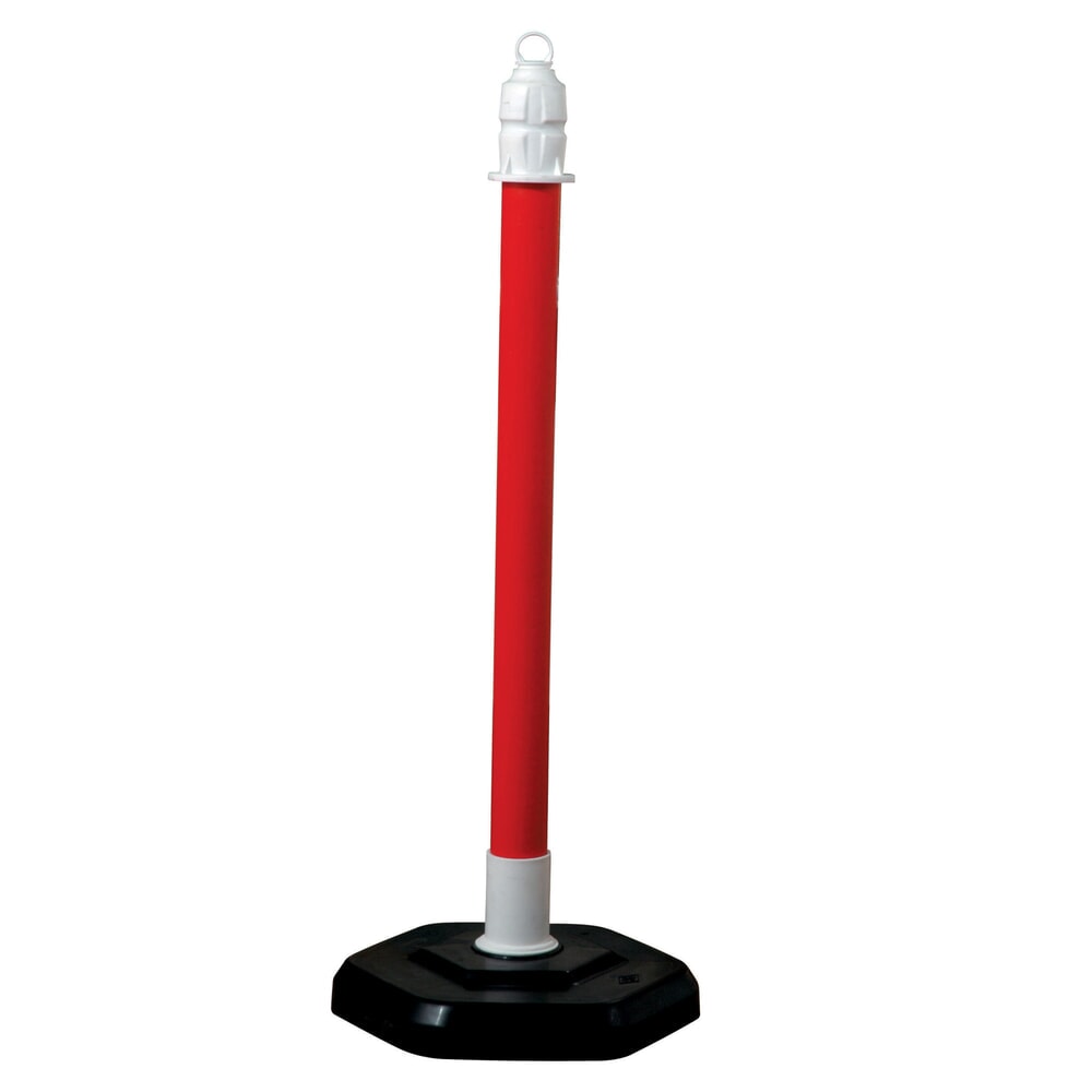 Illustration du produit: Potelet d’avertissement à chaîne, Ø 63 mm, rouge