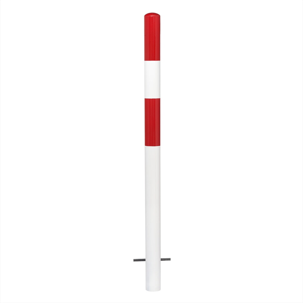 Illustration du produit: Potelet MORAVIA MORION, fixe, tube rond Ø 76 mm, revêtement en plastique, à bétonner, sans œillet pour chaîne
