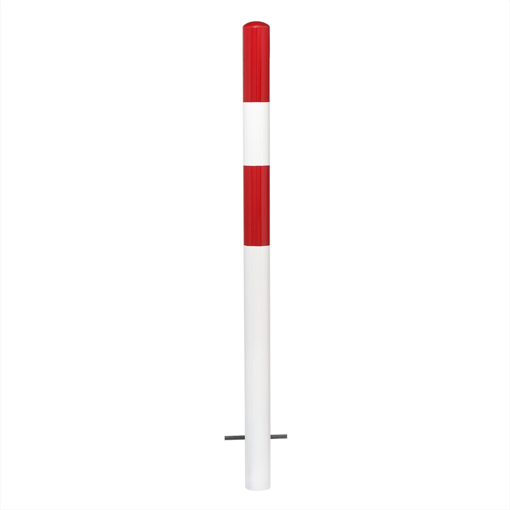 Illustration du produit: Potelet MORAVIA MORION, fixe, tube rond Ø 76 mm, revêtement en plastique, à bétonner, sans œillet pour chaîne