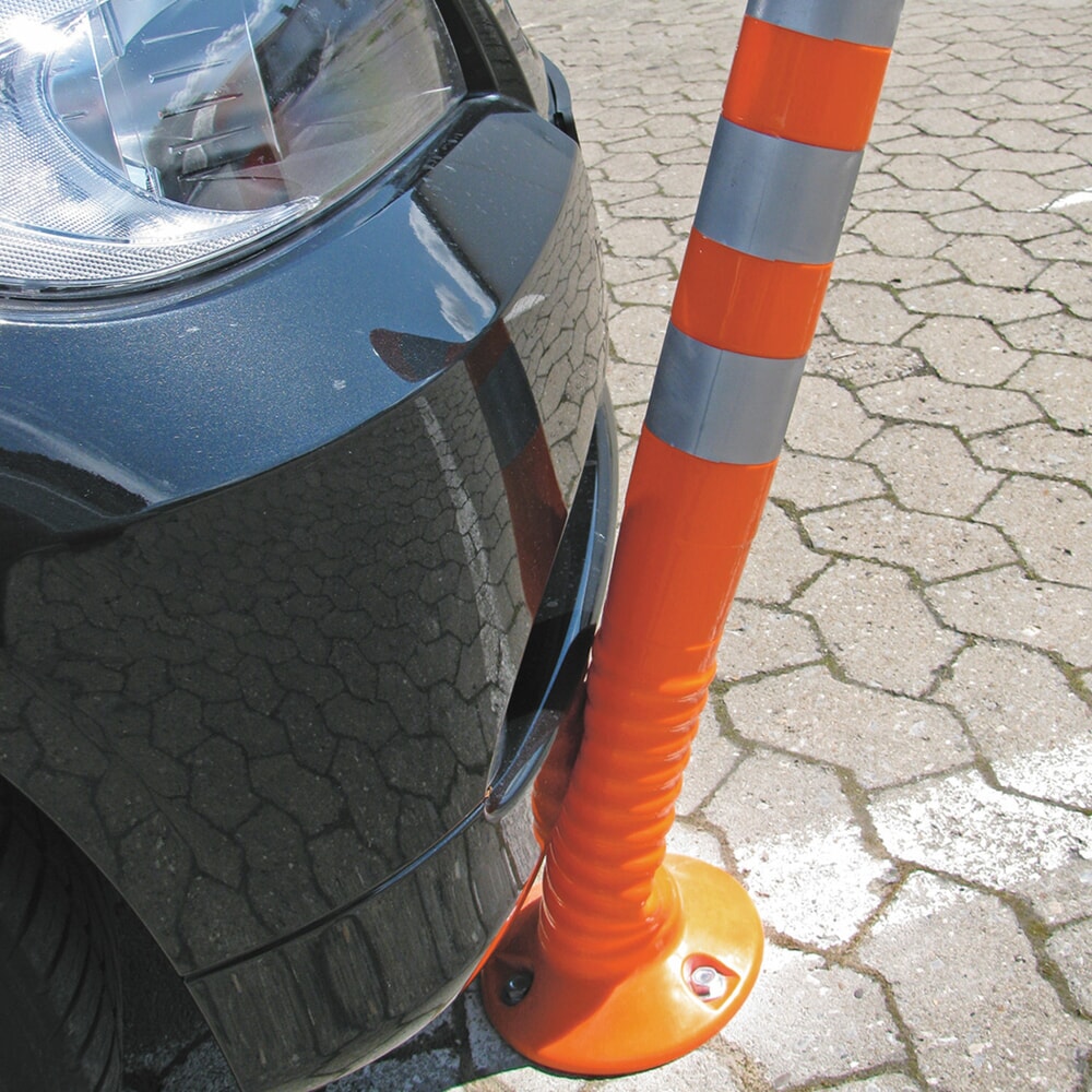 N° de l'image du produit 6 : Potelets flexibles, Ø 80 mm, hauteur 300 mm, orange