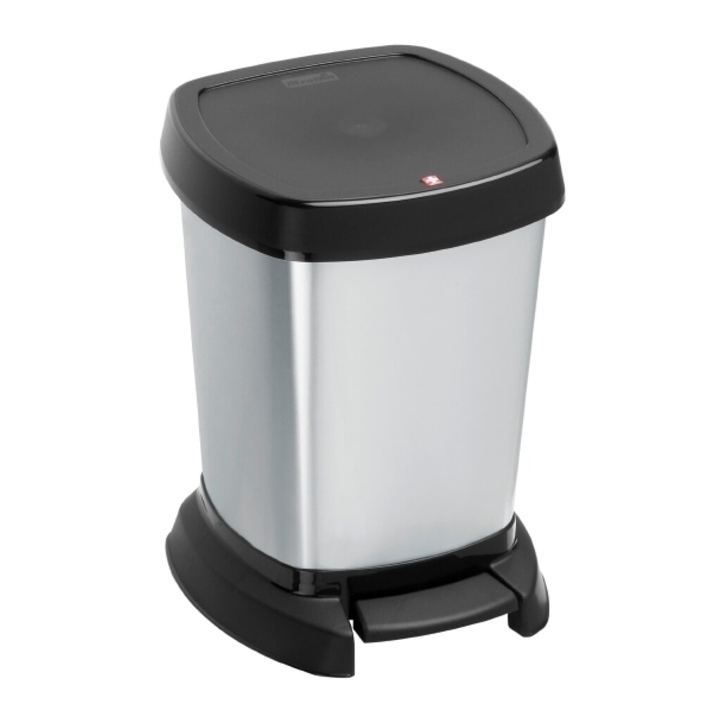 Illustration du produit: rothopro® Paso Poubelle à pédale métallique 6 litres