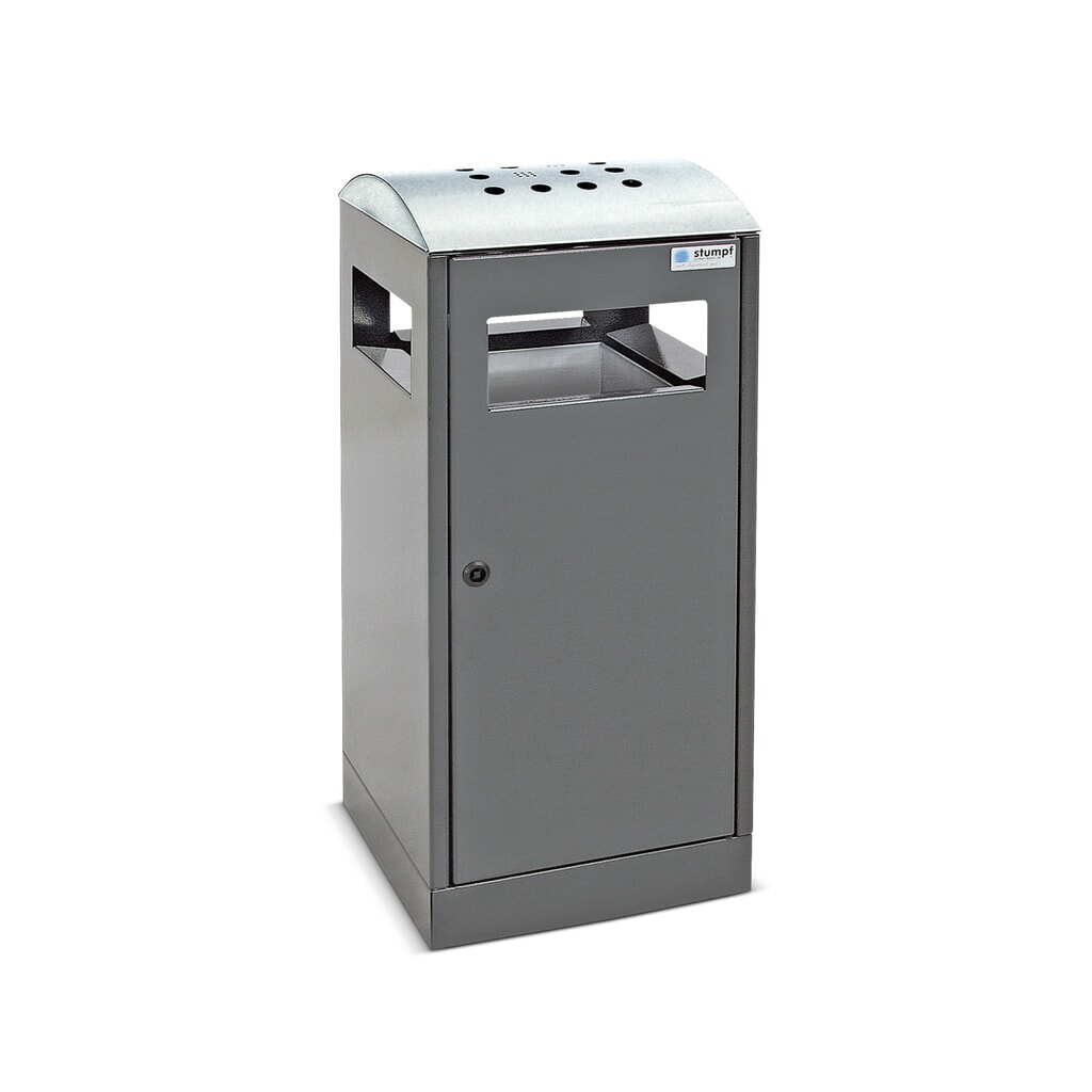 Illustration du produit: Combiné cendrier-poubelle stumpf®, 40 litres