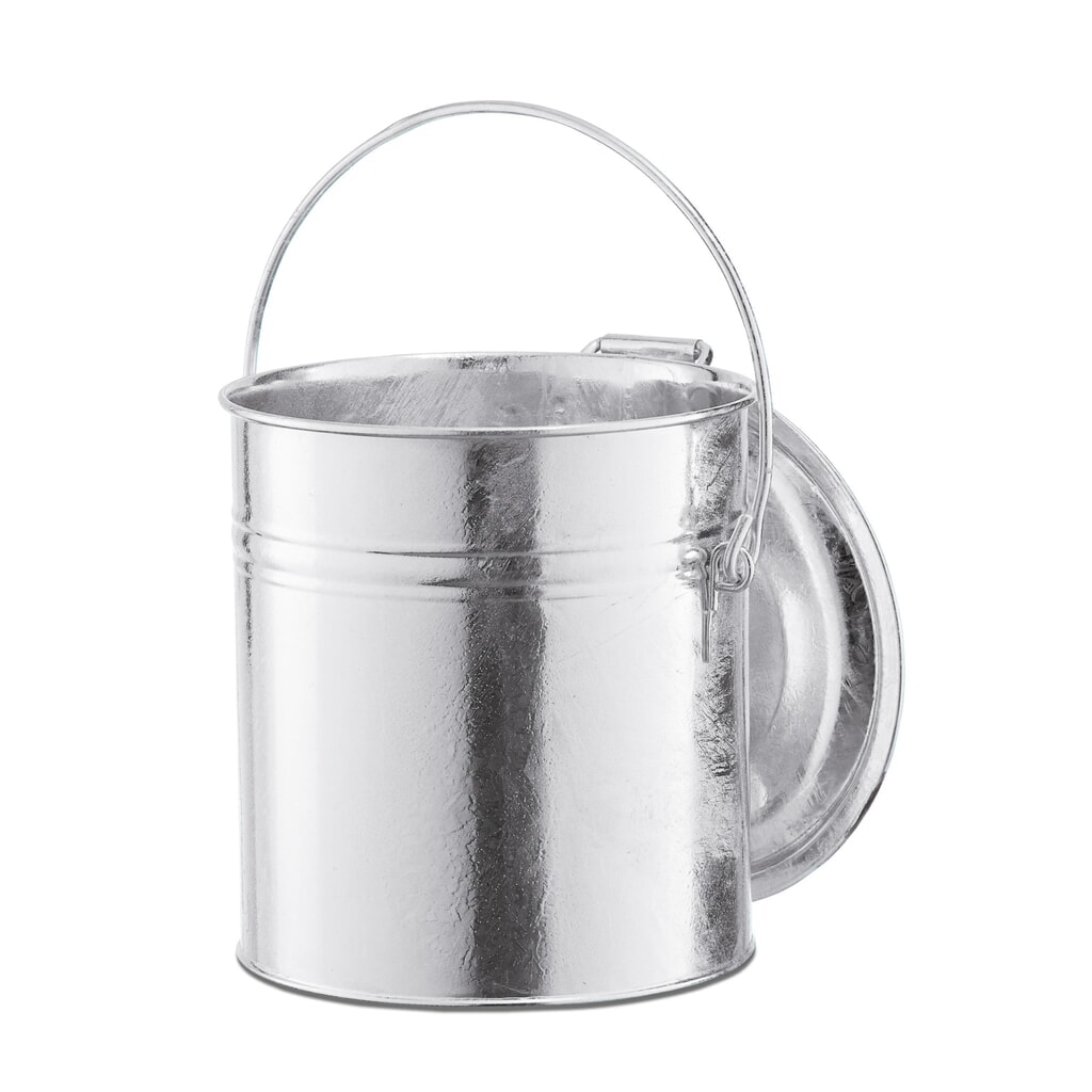 RENNER Poubelle en tôle d’acier, 20 litres, galvanisée à chaud N° de l'image du produit 2 : RENNER Poubelle en tôle d’acier, 20 litres, galvanisée à chaud