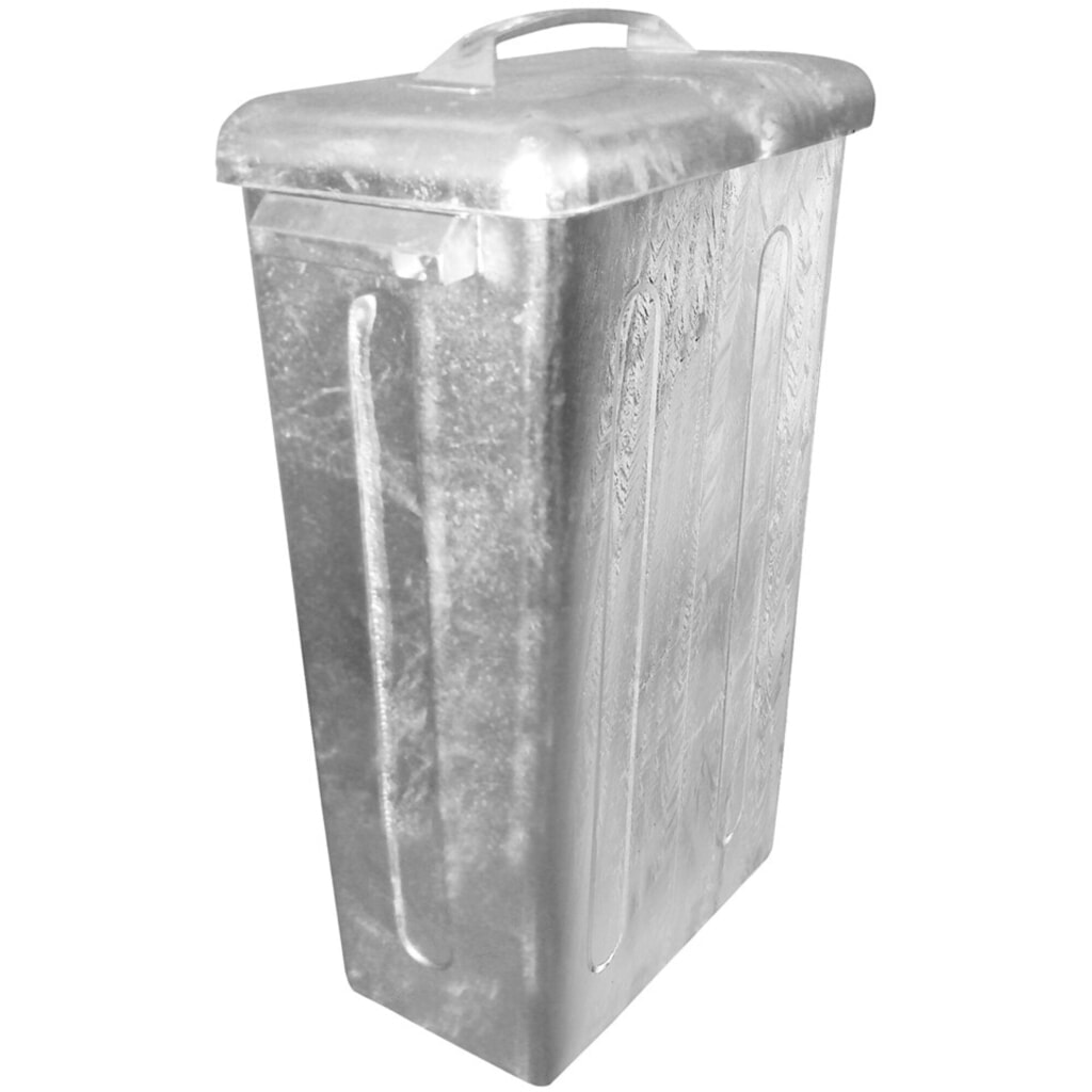 Poubelle en tôle d’acier galvanisée à chaud, 95 litres Illustration du produit: Poubelle en tôle d’acier galvanisée à chaud, 95 litres